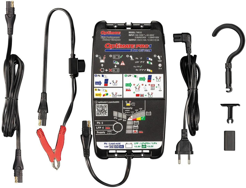 Load image into Gallery viewer, Tecmate batterieladegerät optimate pro-1 duo optimate pro 1 charger duo