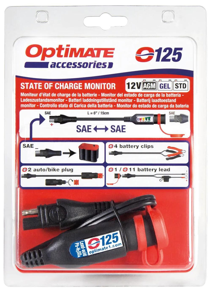 Load image into Gallery viewer, Tecmate batterij- accumonitor monitor optimate m. sae standard