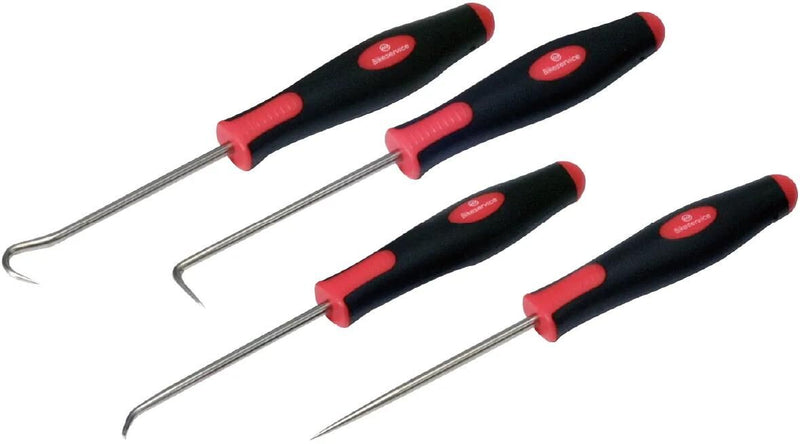 Load image into Gallery viewer, Bikeservice hakensatz hook short bst 162mm 4tlg