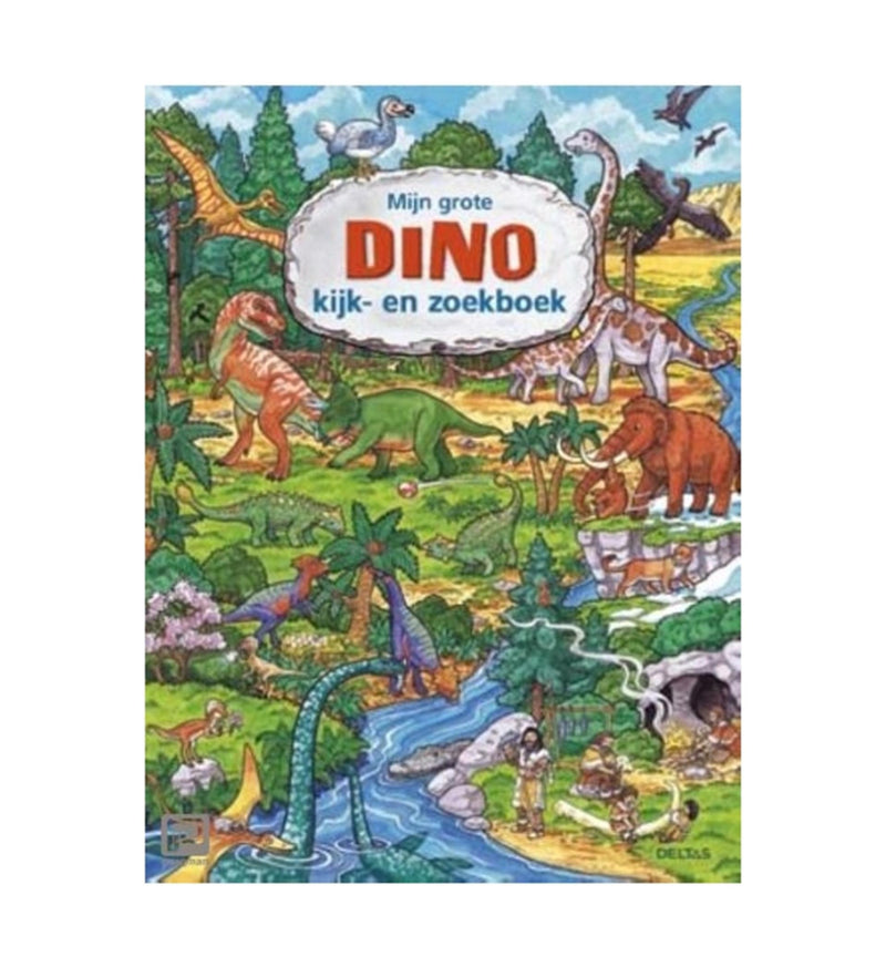 Load image into Gallery viewer, Deltas mijn grote dino kijk- en zoekboek
