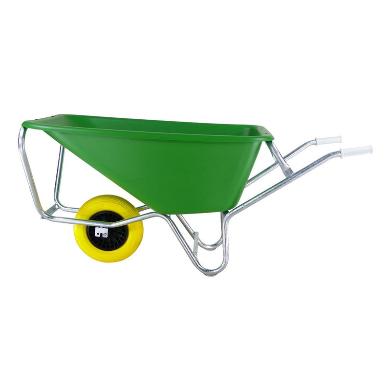 Afbeelding laden in galerijviewer, Fort producten kruiwagen f s 165l groen hdpe bak plusnooitmeerlek
