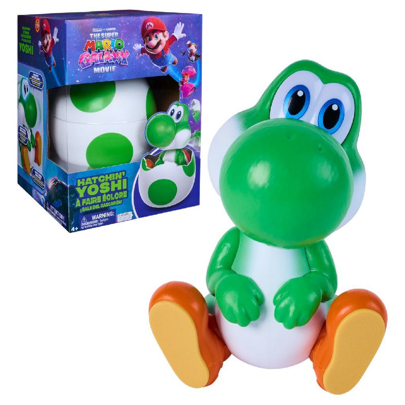 Chargez l'image dans la visionneuse de la galerie, Hatchin' yoshi super mario galaxy the movie interactief yoshi figuurtje