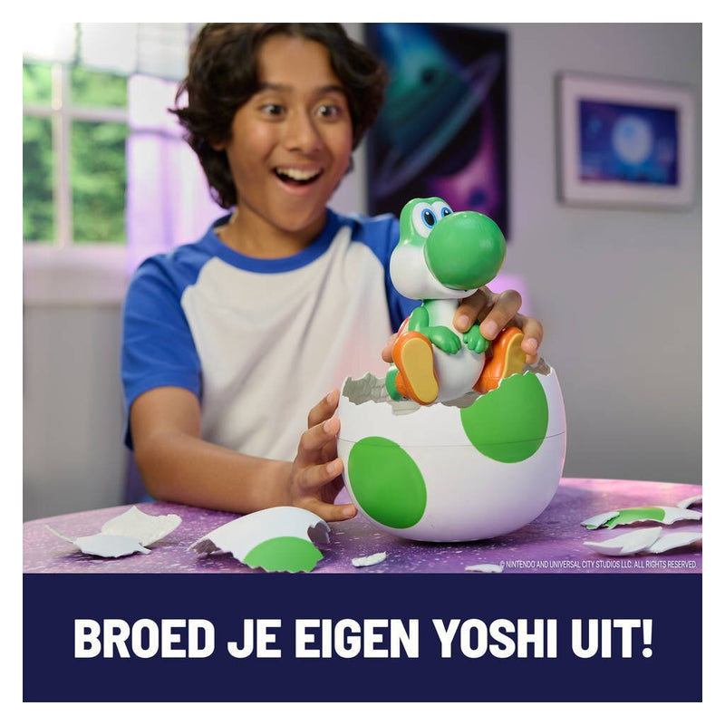 Chargez l'image dans la visionneuse de la galerie, Hatchin' yoshi super mario galaxy the movie interactief yoshi figuurtje