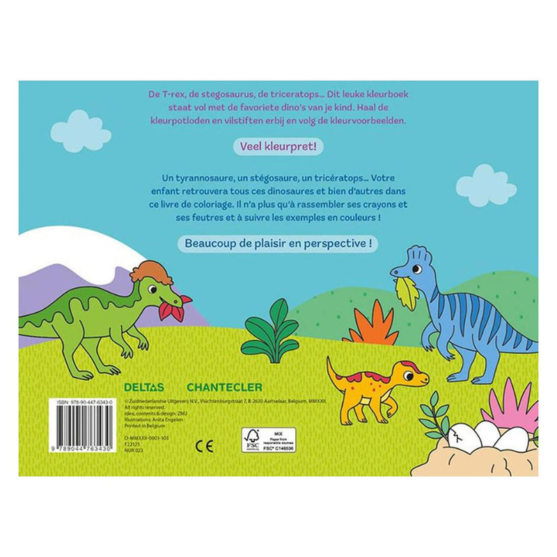 Load image into Gallery viewer, Deltas happy coloring - leuke dino's