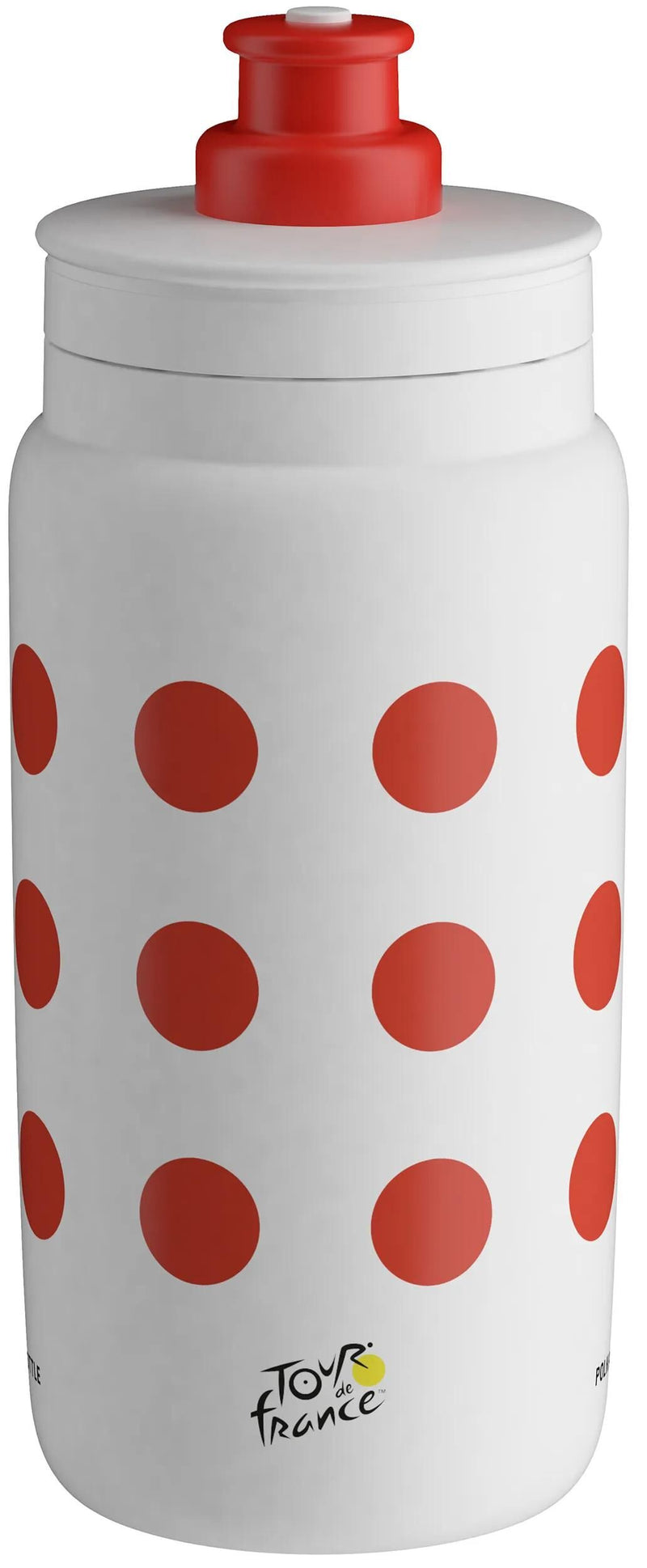 Load image into Gallery viewer, Elite trinkflasche fly tour de france trinkfl. fly tour d e france red polka 550ml