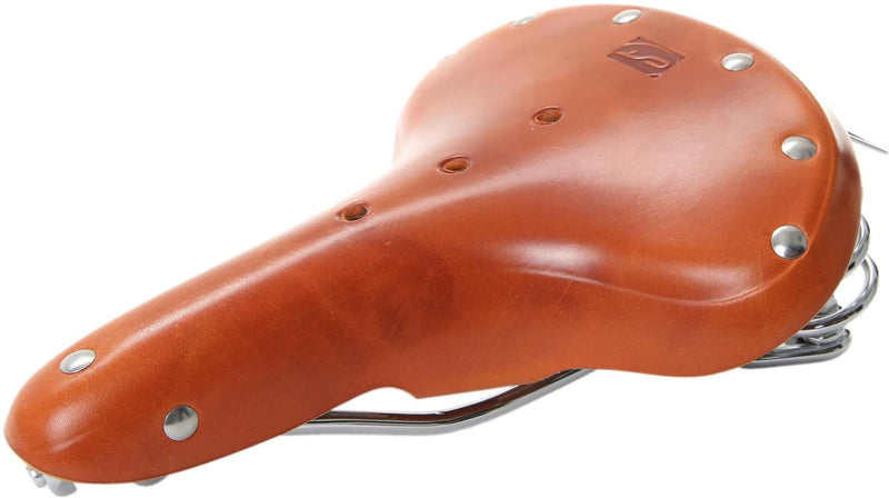 Load image into Gallery viewer, Contec sattel classic exclusiv touring herren ct saddle cl. excl. tour. leather gents honey