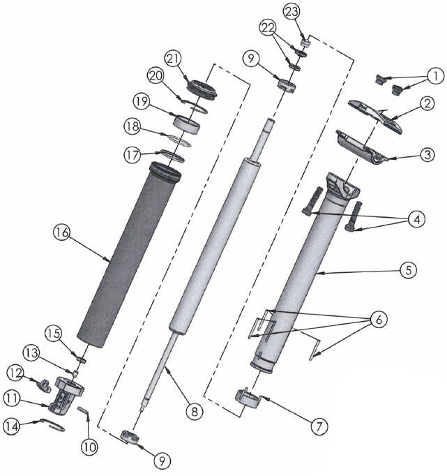 Load image into Gallery viewer, Contec service kit nara dropair dlx kit a ct service kit nara dropair dlx kit a 80mm
