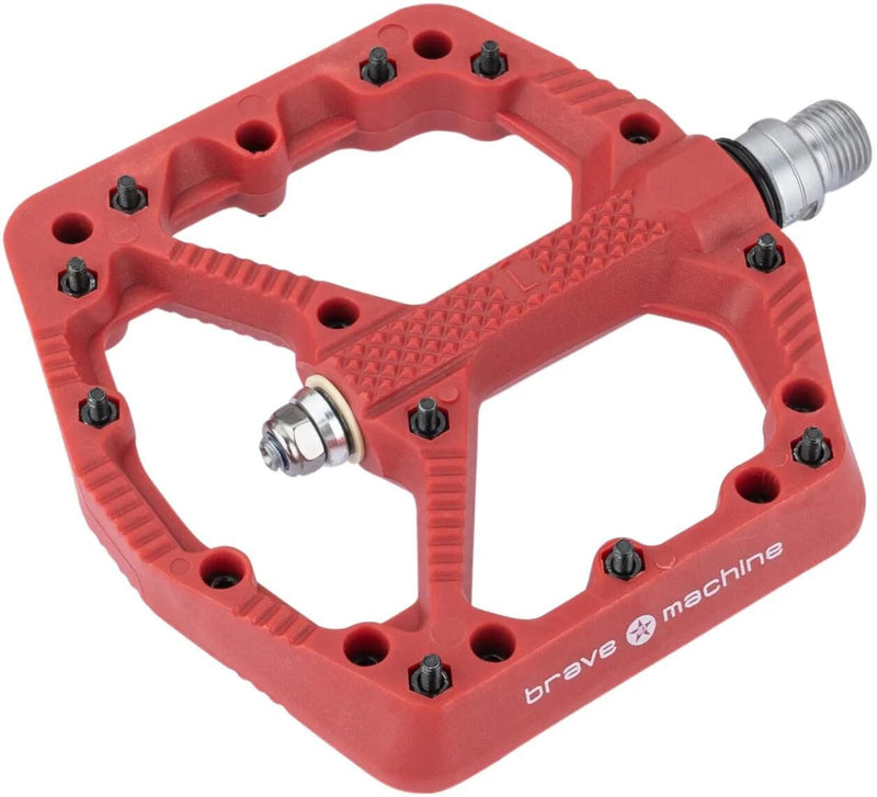 Load image into Gallery viewer, Brave pedal freeride 1 plat.pedal freeride 1 red