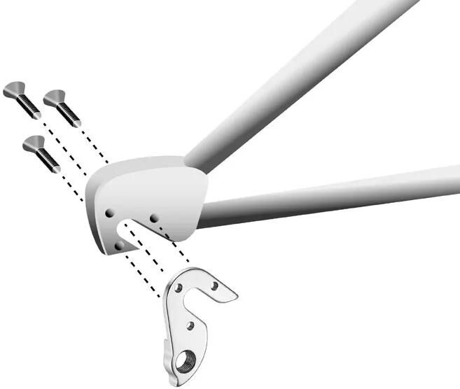 Load image into Gallery viewer, Union derailleurpad GH-154 diverse merken met schroefset