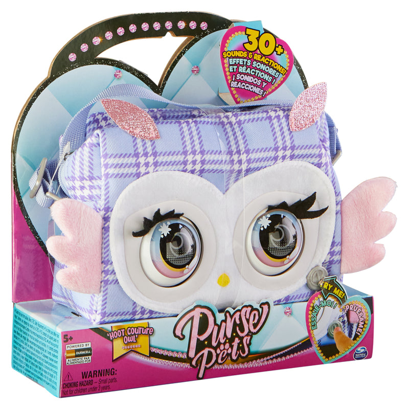 Load image into Gallery viewer, Purse pets hoot couture owl + geluid