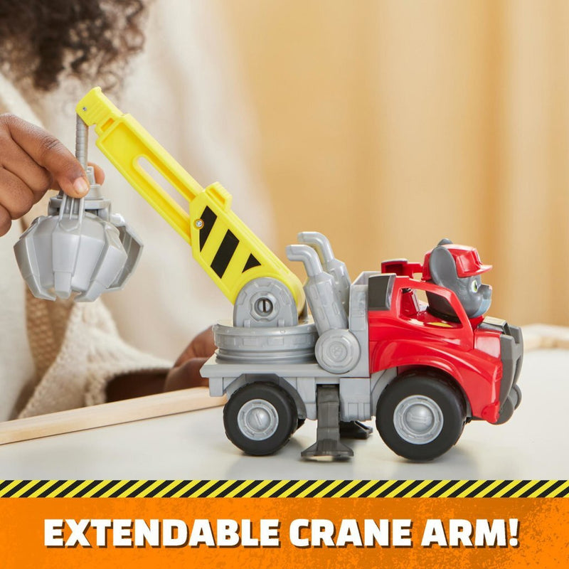 Afbeelding laden in galerijviewer, Rubble crew - charger’s kraanwagen met speelfiguur en beweegbare onderdelen - paw patrol speelgoed