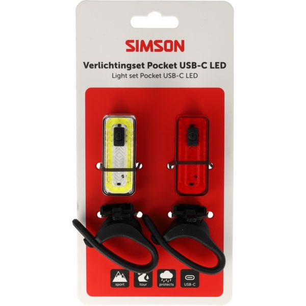Load image into Gallery viewer, Simson verlichtingsset aurora pocket
