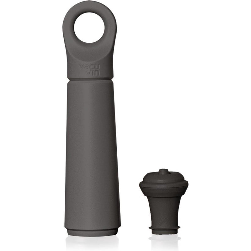 Load image into Gallery viewer, Vacuvin vacu vin wine saver loop + stopper grijs