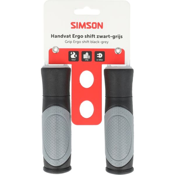 Laden Sie das Bild in Galerie -Viewer, Simson handvatten ergo shift zwart-grijs