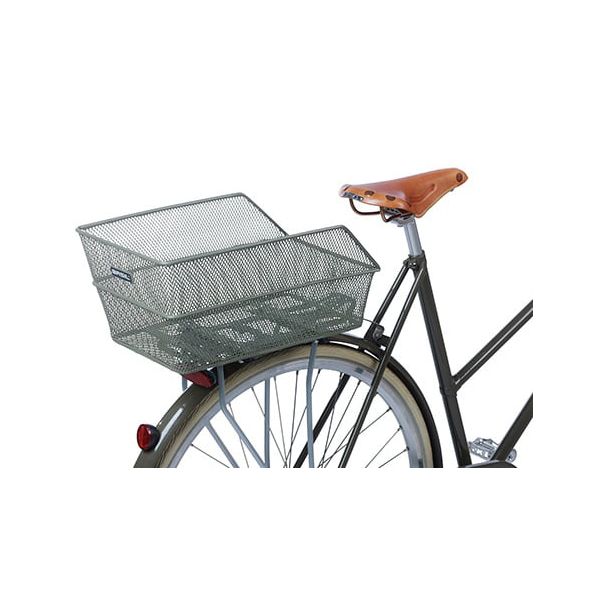 Load image into Gallery viewer, Basil Cento - fietsmand - achterop - olive green