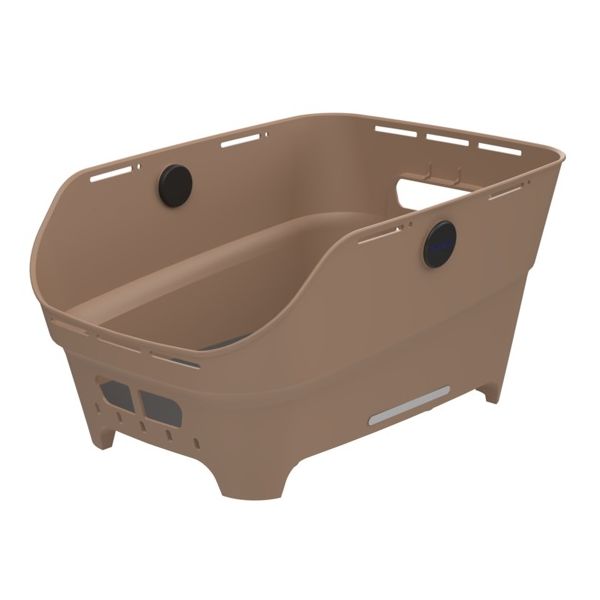 Afbeelding laden in galerijviewer, Basil fietsmand cento neo wsl achter 46 x 23 x 14 cm - zand