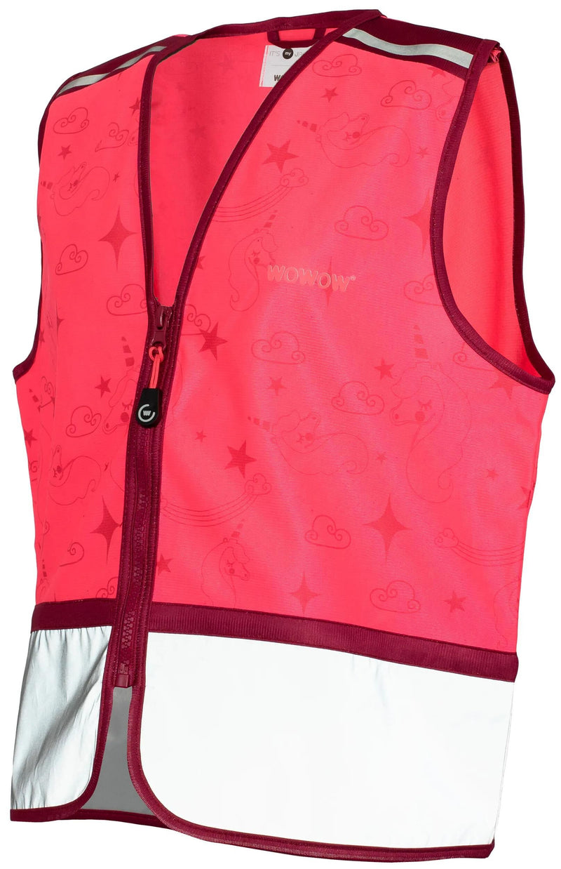 Load image into Gallery viewer, Wowow kinder veiligheidsvest zippy jacket pink reflective children zippy pink gr. xs