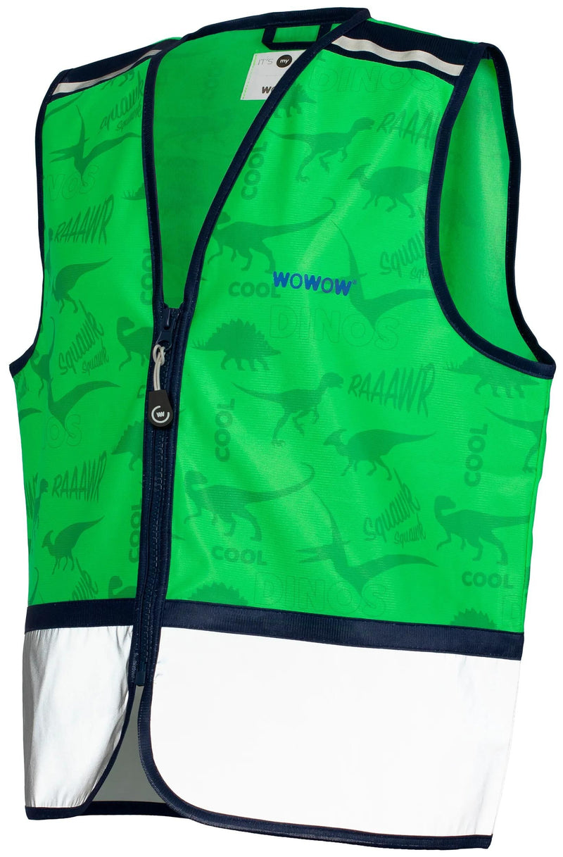 Load image into Gallery viewer, Wowow vest zippy jacket green reflective children zippy green gr. l