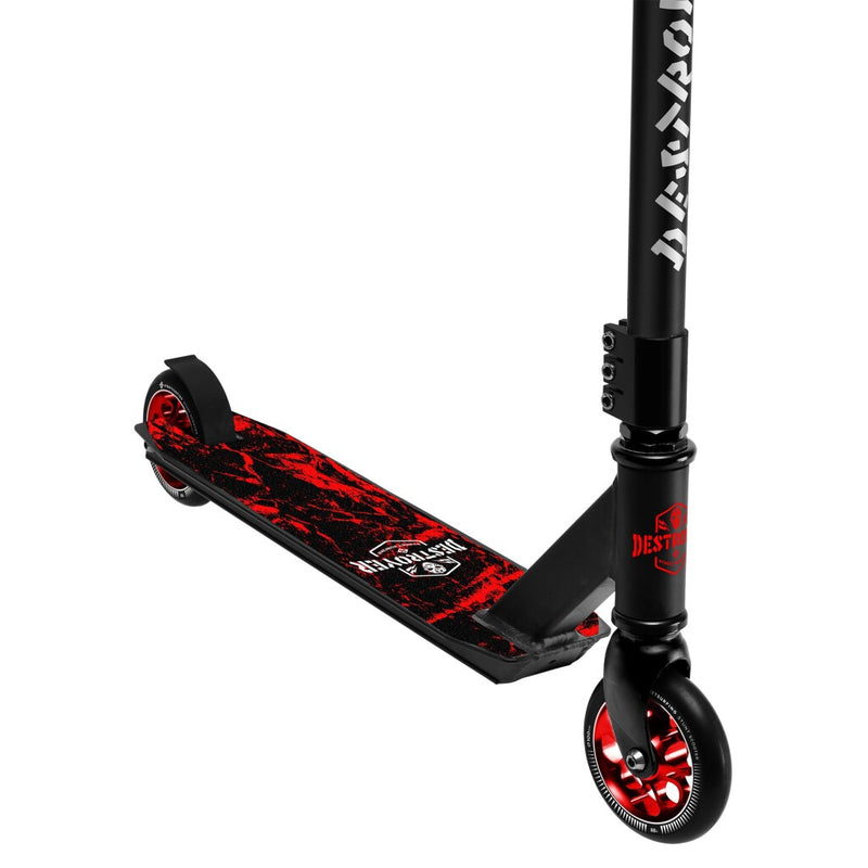 Cargue la imagen en el visor de la galería, Street Surfing Street Surfing Stuntstep Destroy Red Lightning Zwart Rood
