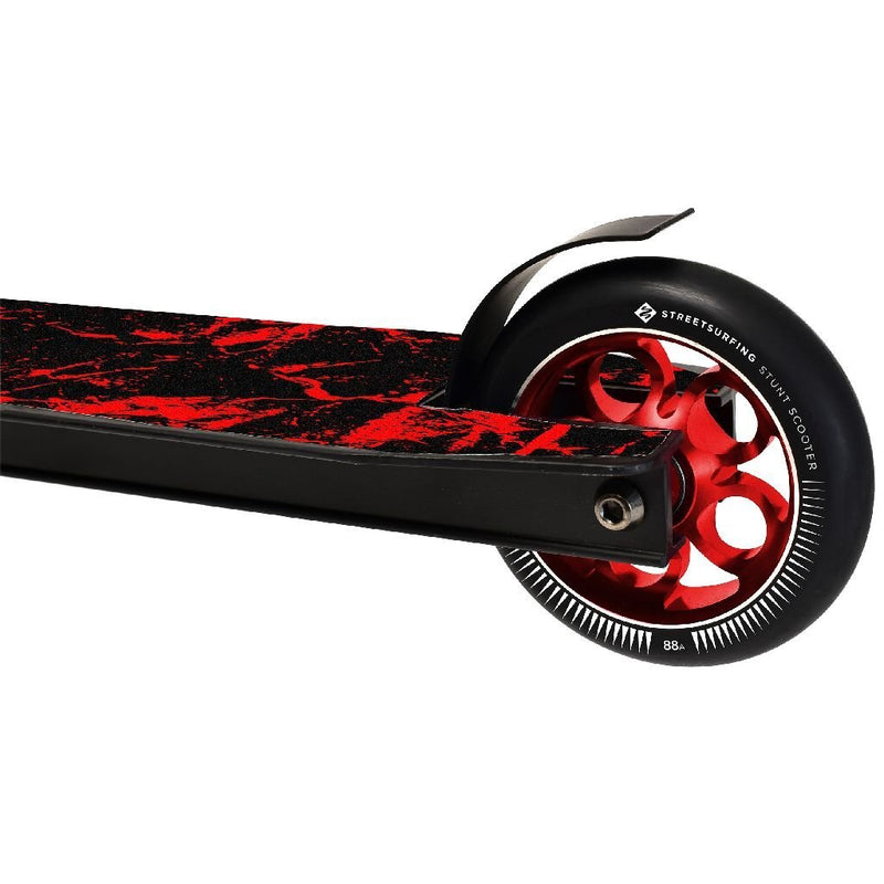 Cargue la imagen en el visor de la galería, Street Surfing Street Surfing Stuntstep Destroy Red Lightning Zwart Rood