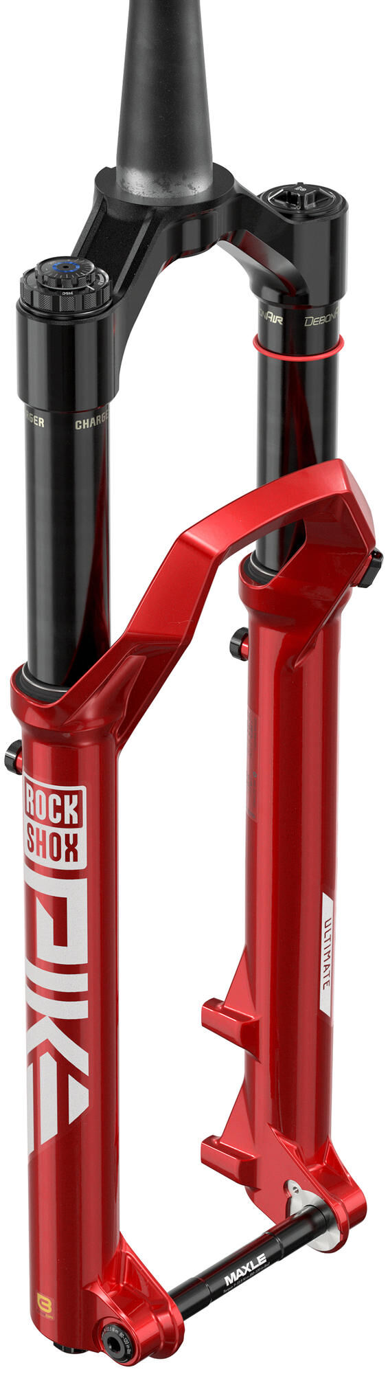 Load image into Gallery viewer, Rockshox verende voorvork pike ultimate rc2 27,5 + 29 sus.fork rs pike ult.rc2 27,5 boost red 140mm
