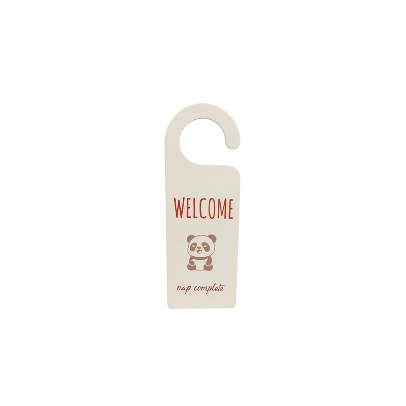 ギャラリービューアに画像をロードする, Deurhanger welcome disturb terra groen hout 7x20x0,5cm