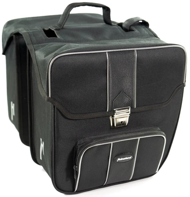 Load image into Gallery viewer, Haberland doppeltasche safe double bag safe black