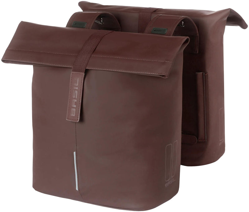 Load image into Gallery viewer, Basil Tas City Dubbel Vegan Leather | Roasted Brown