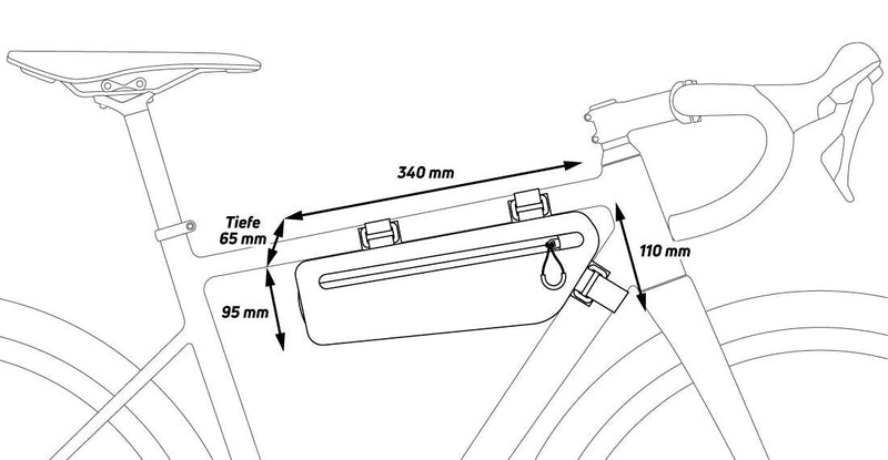 Afbeelding laden in galerijviewer, Zéfal tas z adventure c-serie frame bag z adventure c2 2,2l