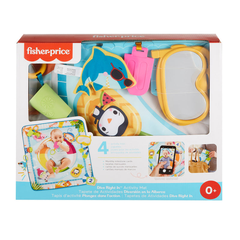 Load image into Gallery viewer, Fisher price speelmat zwembadthema