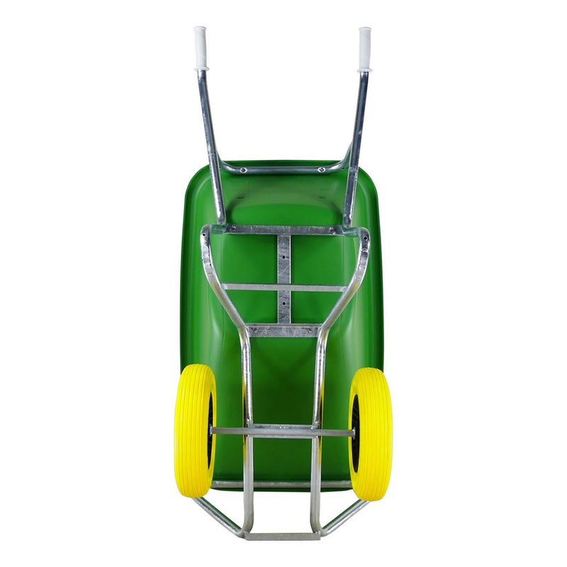Laden Sie das Bild in Galerie -Viewer, Fort producten kruiwagen f s 165l groen hdpe bak 2 wiel nooitmeerlek