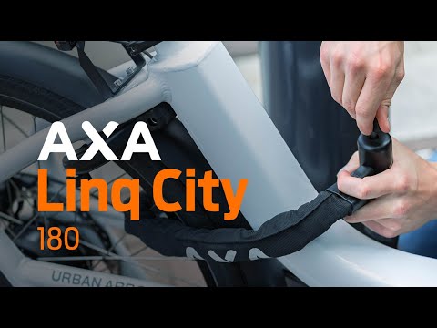 Load image into Gallery viewer, Slotketting AXA Linq City 180Cm Zwart