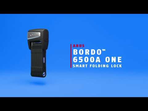 Afbeelding laden in galerijviewer, Abus Vouwslot Bordo Smart X 6500A 110 SH Zwart