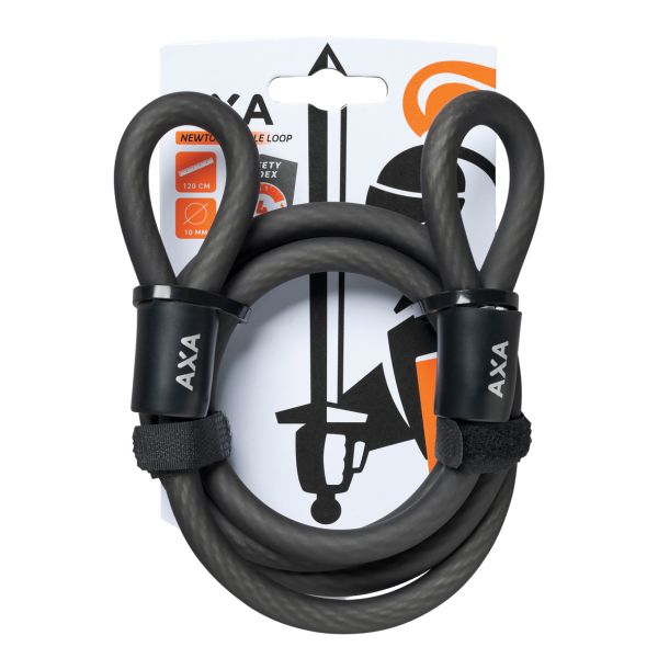 Load image into Gallery viewer, Loopkabel met dubbele lus AXA Double Loop 120 10