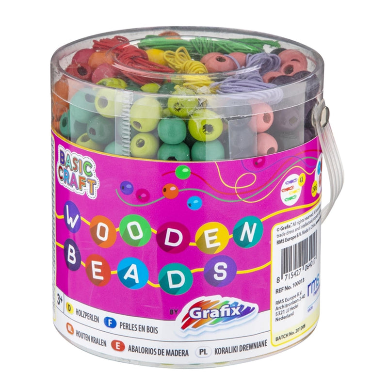 Load image into Gallery viewer, Emmer met Houten Kralen, 250gr.