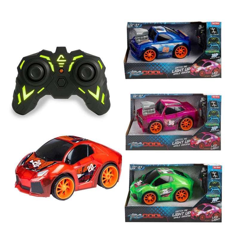 Laden Sie das Bild in Galerie -Viewer, Toi-toys rc-cool raceauto -stunt 360- +l-g 17cm 4ass
