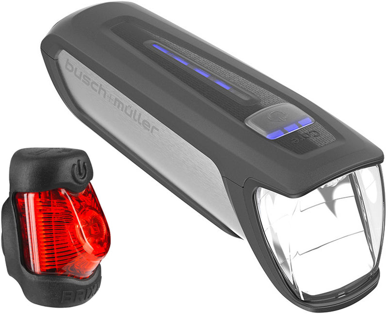 Chargez l'image dans la visionneuse de la galerie, Busch + müller ixon core 2 + brixxi led headlight set