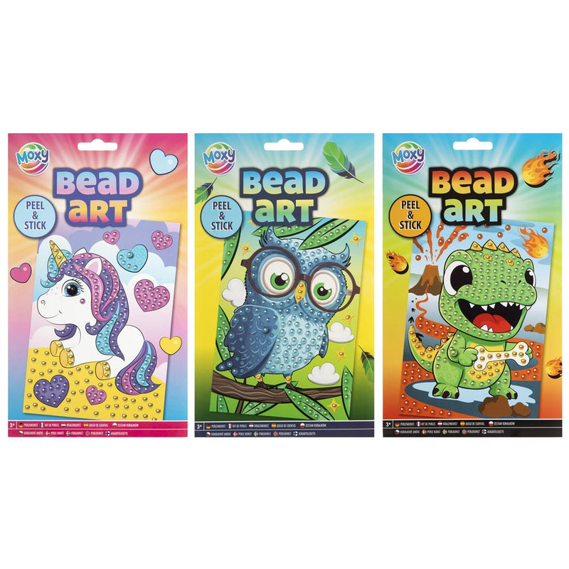 Load image into Gallery viewer, Moxy bead art unicorn, dino of uil