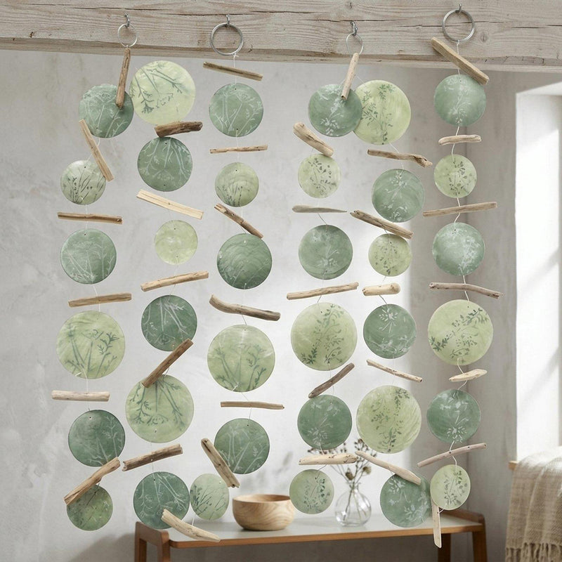 Laden Sie das Bild in Galerie -Viewer, Boltze home guirlande capiz fine 180cm groen