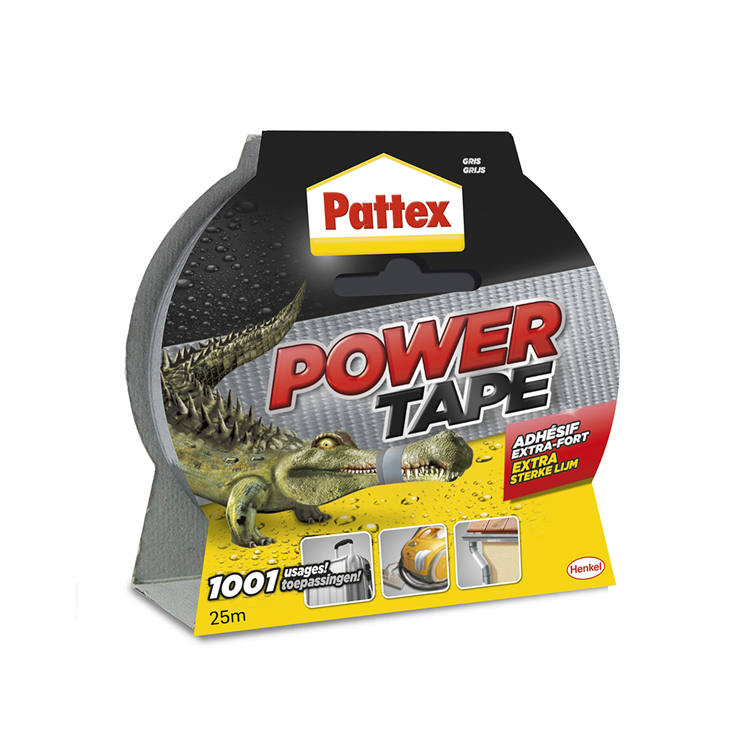 Afbeelding laden in galerijviewer, Pattex 1001840 - power tape 25m grijs bl | 6 stuks