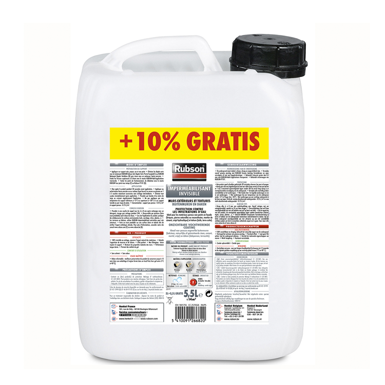 Afbeelding laden in galerijviewer, Rubson 1001477 - transparant vochtscherm 5,5l | 2 stuks