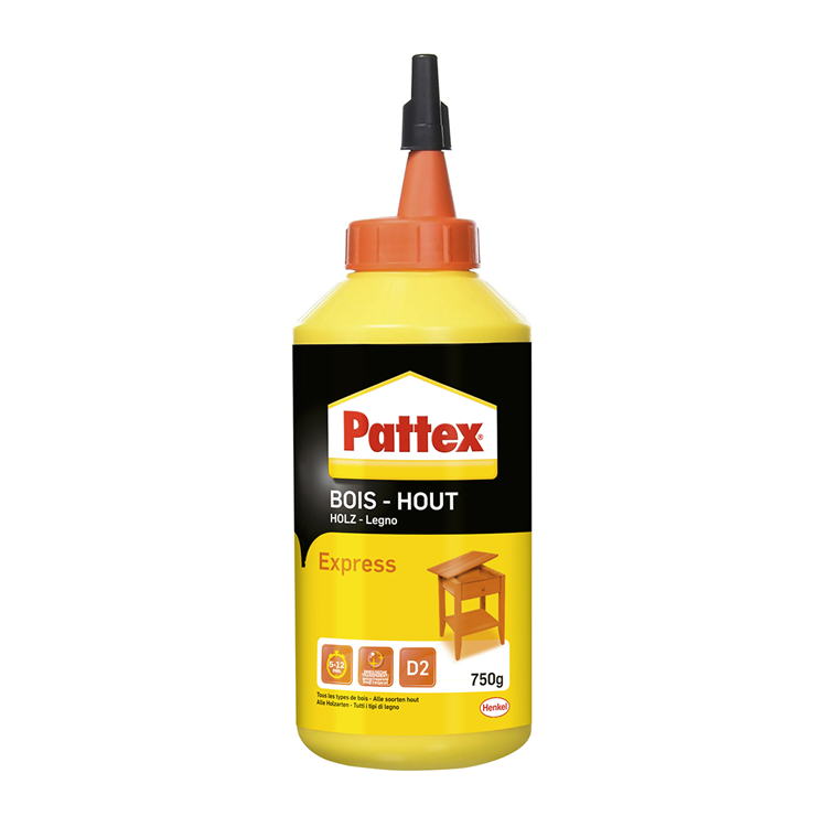 Afbeelding laden in galerijviewer, Pattex houtlijm express 750 g | sneldrogende houtlijm voor alle klussen | houtlijmen voor sterke hechting.
