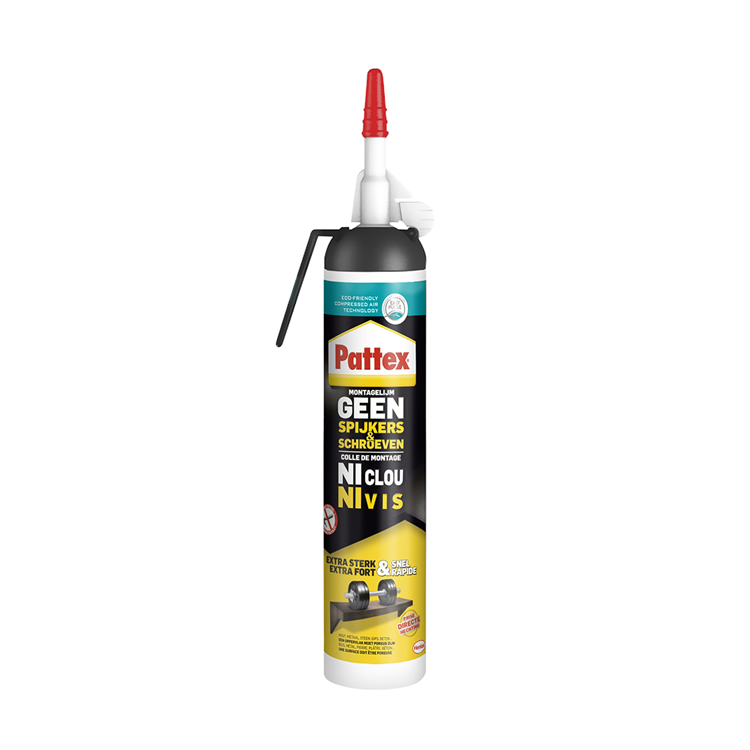 Afbeelding laden in galerijviewer, Pattex montagekit 254 g | easy kit met spuitbus| montagekit voor kleine thuis projecten.