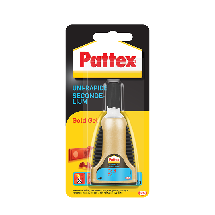 Afbeelding laden in galerijviewer, Pattex 1002038 - gold sec.lijm gel | 6 stuks