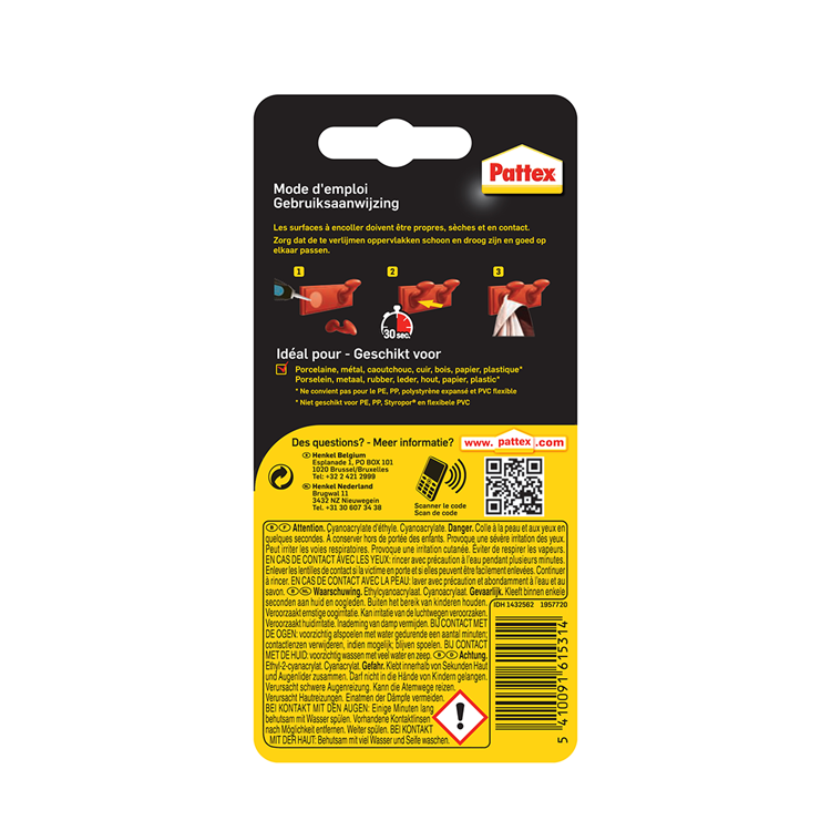 Afbeelding laden in galerijviewer, Pattex 1002038 - gold sec.lijm gel | 6 stuks