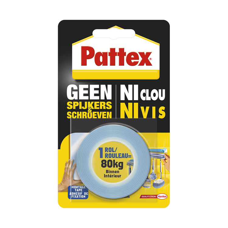 Laden Sie das Bild in Galerie -Viewer, Pattex 1006953 - supermontage tape 80kg | 12 stuks