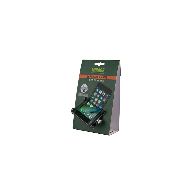 Load image into Gallery viewer, Telefoonhouder Mirage G20 aluminium - grijs