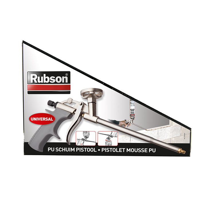 Cargue la imagen en el visor de la galería, Rubson pu schuim pistool 1 st | pur-schuim pistool | pu pistool voor pur isolatie | pur isolatie pistool voor makkelijk gebruik | hoge precisie pu schuim doseringen!