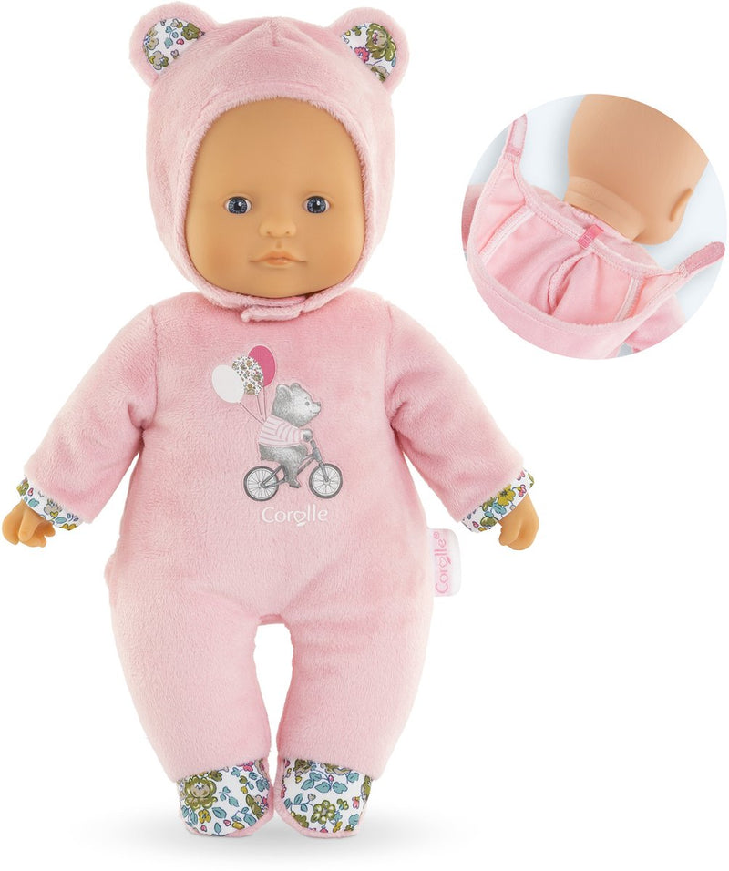 Afbeelding laden in galerijviewer, Corolle mon doudou sweet heart babypop roze beer, 30cm