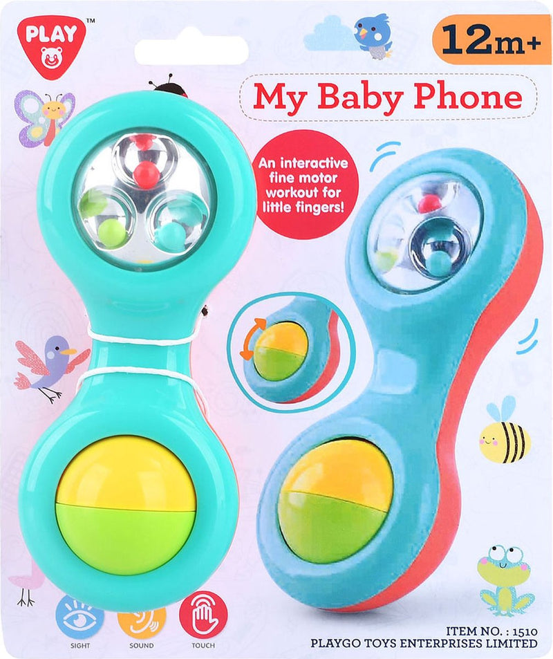 Afbeelding laden in galerijviewer, Playgo mijn baby telefoon met bewegende balletjes